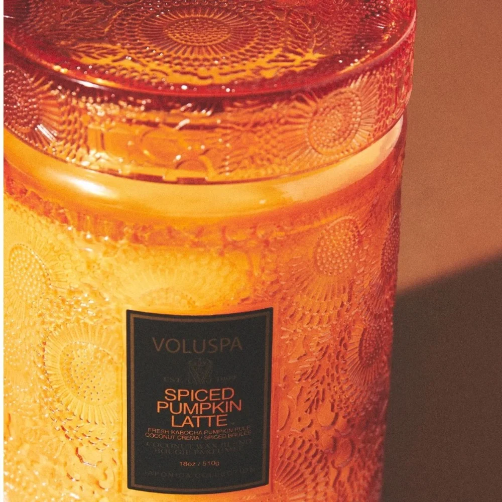 LAST ONE🔥Spiced‎ Pumpkin Latte Glass Candle
